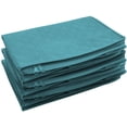 thumbnail image 7 of Foldable Storage Bag Organizers, Large Clear Window & Carry Handles, Great for Clothes, Blankets, Closets, Bedrooms, and more (3-Pack, Aqua), 7 of 7
