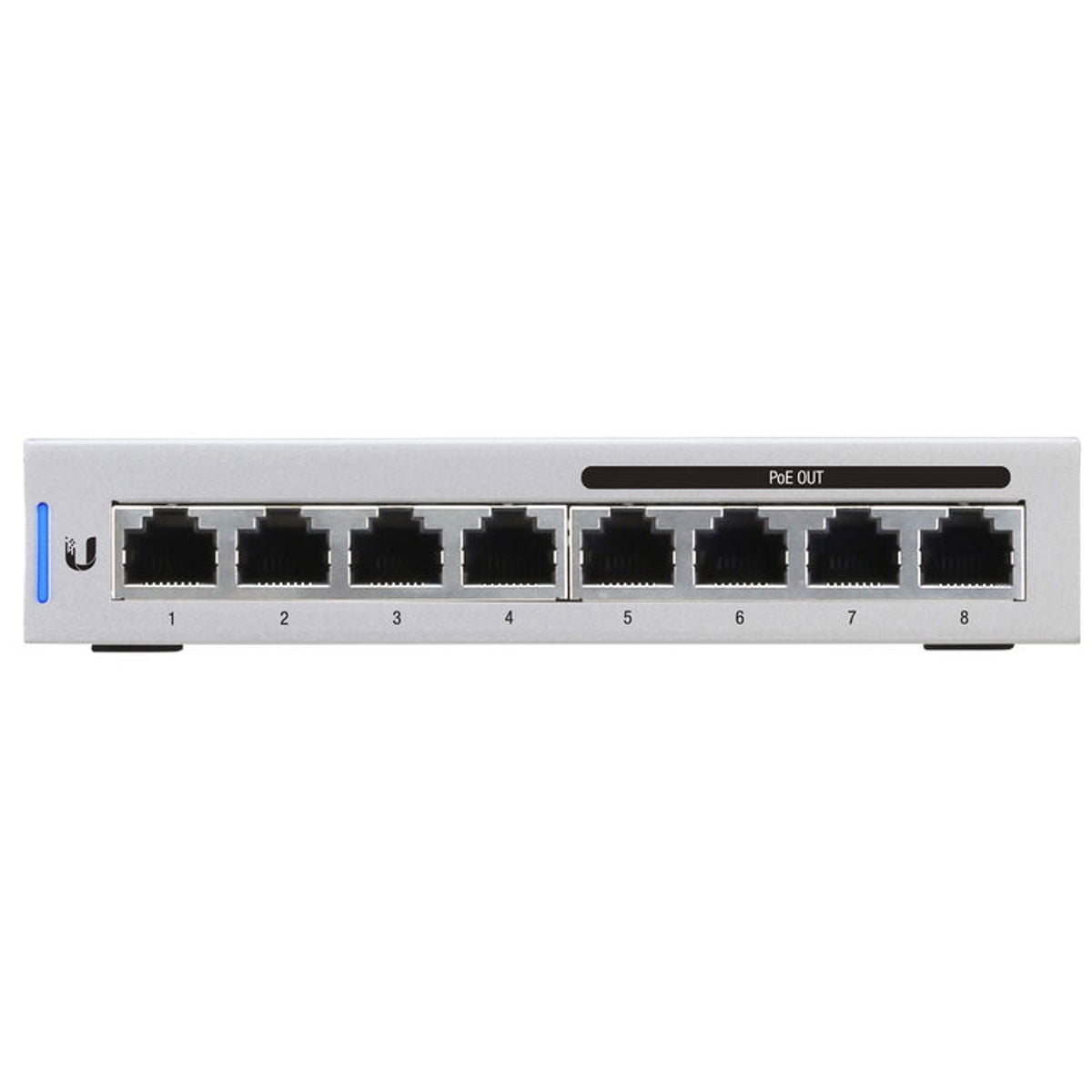 Ubiquiti 8-Port Gigabit Ethernet Switch with 60W Power - Network Hub