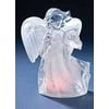 Icy Crystal LED Lighted Angel with Hymn Book Christmas Figure