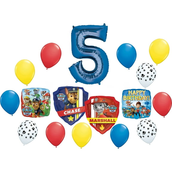 Paw Patrol Happy 5th Birthday Balloon Set by Anagram