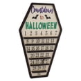thumbnail image 3 of Calendario de cuenta regresiva para Halloween, decoración de señal navideña móvil de madera, reutilizable, para Adviento, bricolaje, adorno de escritorio para el hogar, 3 of 10