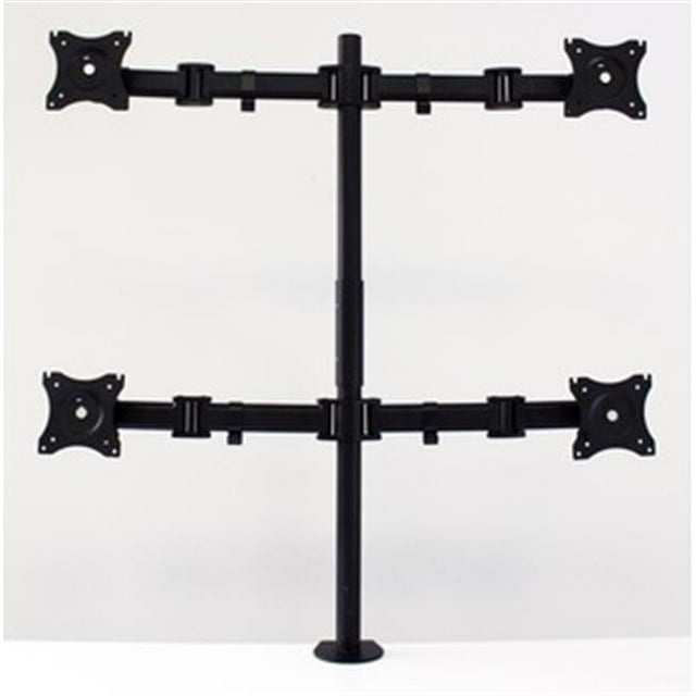 Lorell LLR03165 4 Display Mounting Arm for 27 in. Monitor Screen, Black