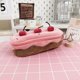 thumbnail image 3 of Estuche de felpa para lápices para adultos para mujeres Fuzzy Pink Cherry Cake Kawaii Estuche estético Y2K de gran capacidad Estuche lindo Estuche para lápices Organizador, 3 of 5
