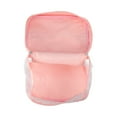 thumbnail image 4 of 1 Pc Women Convenient Square Makeup Bag for Vacation Camping Business Travel Pink, 4 of 4
