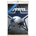 thumbnail image 3 of NFL Dallas Cowboys - Helmet 16 Wall Poster with Wooden Magnetic Frame, 22.375" x 34", 3 of 5