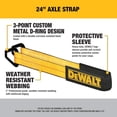 thumbnail image 2 of Correa de amarre para ejes DEWALT DXBC80004 negro/amarilla 2 x 24, 2 of 7