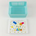 thumbnail image 1 of Sanrio Flower Rabbit Folding Box Storage Box Stationery Storage Desktop Cartoon Cute Sushi Sandwich Microwave PP, 1 of 5