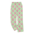 thumbnail image 4 of Fengactive Women's Soft Pajama Pants Warm Plush Bottoms with Pockets Comfy Fuzzy Lounge Cute Print Pants, 4 of 5