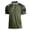 Army Green, variant on Polo Shirts for Men Casual Button Camo Print Henley Shirts Lightweight Short Sleeve T Shirt Fashion Work Collared Pullover Tops Camouflage S