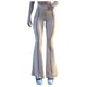 thumbnail image 2 of MKLEKYY Pantalones deportivos mujer 2021 pantalones casuales para mujer diseño callejero sentido acampanado pantalones de Yoga ajustados, 2 of 3
