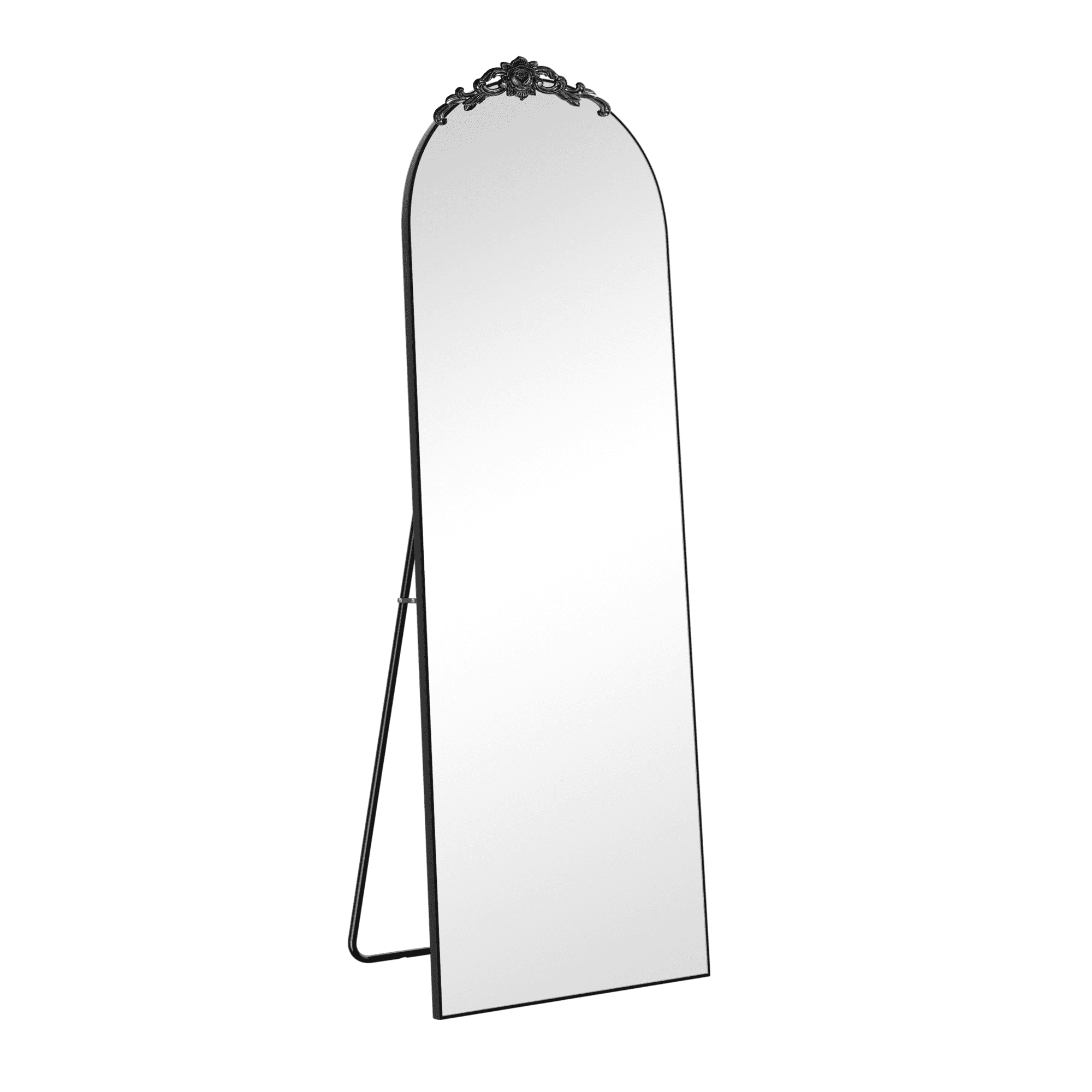 MAYEERTY 67"x23" Black Wall Mounted Vanity Mirror Modern Bathroom Vanity Mirror for Bedroom