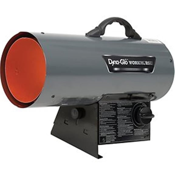 Dyna-Glo Workhorse 40K BTU LP Forced Air Heater - Gray