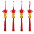 thumbnail image 2 of PATLOLLAV 2024 Chinese New Year Decorations Dragon Lucky Charms Red Hanging Tassels Feng Shui Decor Good Luck Charms Chinese Knot Decoration for Good Luck Wealth Fortune Success Car, 2 of 5