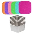 thumbnail image 4 of Juego de 6 recipientes para aderezo de ensalada, plato para mojar, taza para condimentos, cacerola para salsas. 180 ml, 4 of 9