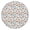 Tiger Tropical Palm, variant on Tiger Tropical Palm Gray Pattern Round Elastic Tablecloth, 36-44 Inch Waterproof, Machine Washable, Indoor & Outdoor Use