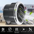 thumbnail image 5 of 2pcs Universal Round A/C Air Conditioning Vent Deflector Outlet Louvered for RV Bus Yacht, 5 of 6