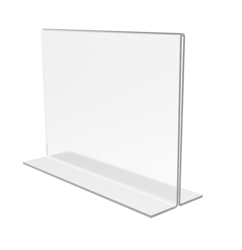 24-pack Clear Acrylic Table Tent Frame photo sign menu holder Clear 11193-2 