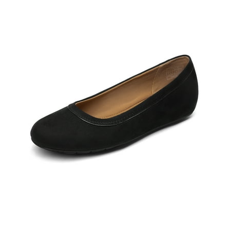 

Dream Pairs Women s Ballet Flats Comfortable Dressy Work Low Wedge Arch Suport Flats Shoes DFA2112