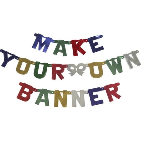 Way To Celebrate Make Your Own Banner Walmart Com