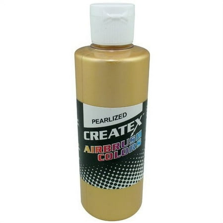 UPC: 0717893253078 | Createx Airbrush Paint 2oz Pearlescent Satin Gold