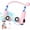 Pink, variant on Portable Neck Fan, Hands Free Usb Rechargeable Personal Fan, 4000mAh Battery Powerful Airflow 360° Adjustable 3 in 1 Portable Fan as Neck Fan/Handheld Fan/Desktop Fan for Home Office Outdoor Travel
