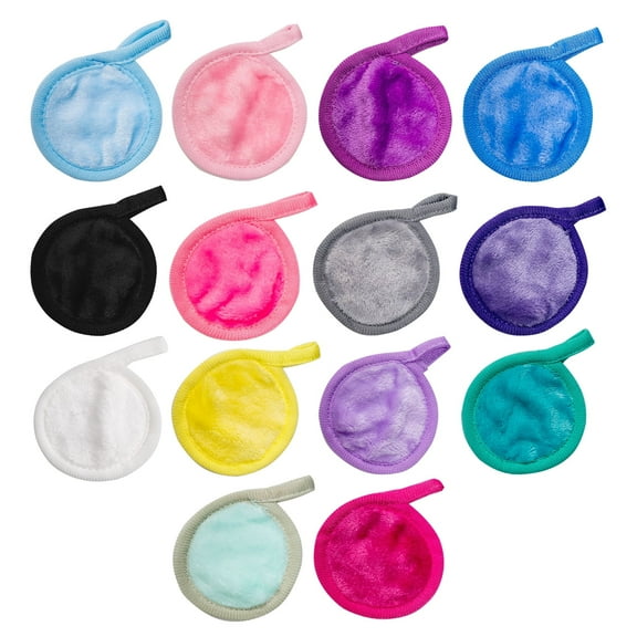 Acdanc Cotton Rounds Reusable Cotton Pads Superfine Fiber Makeup Remover Pads Soft,14 Pack