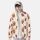 thumbnail image 2 of Fotbe Popcorn Chaqueta con Protección Solar UPF 50+ para Hombre y Mujer, Camisa con Capucha y Bolsillos-Large, 2 of 7