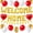 Gold and red, variant on Welcome Home Decorations Green Gold,Gold Welcome Home Foil Balloon Banner with Sage Green White Heart Balloons Pennant Flag Bunting for Housewarming Baby Shower Home Family Party Supplies
