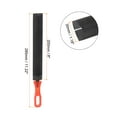 thumbnail image 2 of Uxcell Feather Shaped Taper Files 8" T12 Bearing Steel 285x30mm Length Cut Hand Rasp File with Red Plastic Handle, 2 of 6