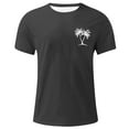 thumbnail image 4 of Zynviq Short Sleeve Summer Shirts Mens Casual Gray Sport Graphic Crew Neck T Shirt Tops Men,M, 4 of 4