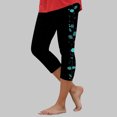 thumbnail image 2 of vigerkar High Waisted Capri Leggings for Women - Soft Slim Yoga Pants for Running Cycling Workout (Mint Green, XL), 2 of 5