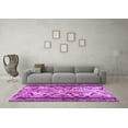 thumbnail image 3 of Ahgly Company Indoor Square Abstract Purple Modern Area Rugs, 5' Square, 3 of 4