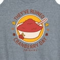 thumbnail image 3 of Friends - They've Ruined Cranberry Day - Women's Racerback Tank Top, 3 of 5