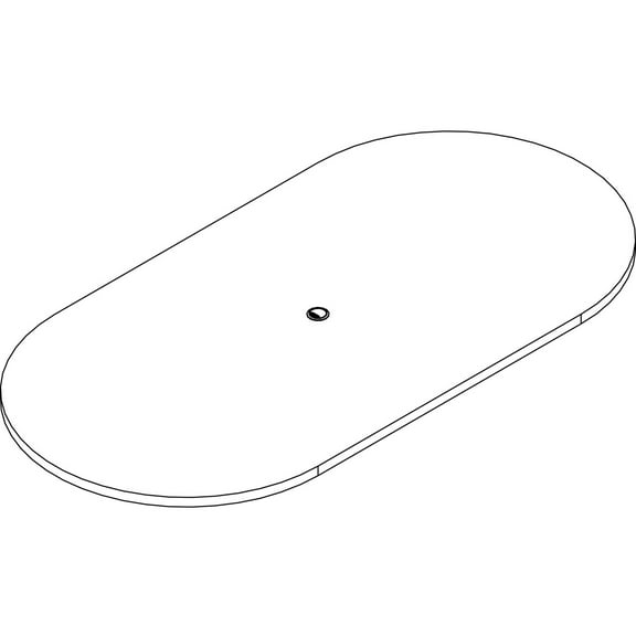 Lorell Prominence 2.0 Racetrack Conference Tabletop (prt4896es)