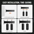 thumbnail image 6 of KFFKFF Slide Gate Set, 6” Roll Gate Accessory Kit with T-Bracket, Universally Adaptable Slide Gate Wheels, Robust Black Slide Gate Direction Roller for Slide Gates and Roll Doors, 6 of 9