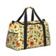 thumbnail image 2 of Disketp Sunflowers And Butterflies Bolsa de Viaje Tipo Duffle, Bolso de Mano para Fin de Semana para Mujer, Bolsa de Gimnasio Ligera para Hombre, Esencial para Viajes, 2 of 7