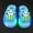 Light Blue, variant on Led Happy Slippers For Summer Children's Cartoon Cute Sandals Shining Walking Artifact