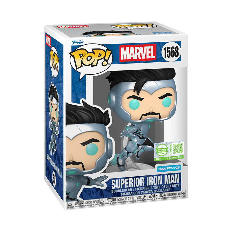 Superior Iron Man Funko Pop! Vinyl Figure #1568 - Limited Edition 5000 Pieces