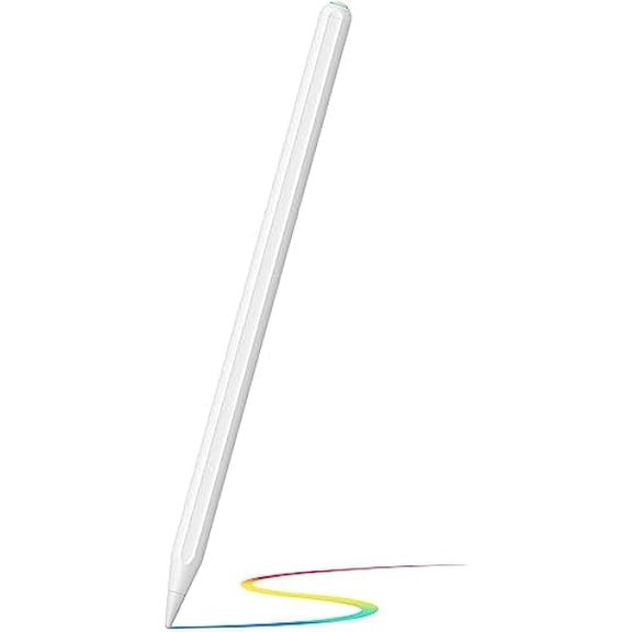 xixishop Compatible with iPad Pencil 2nd Generation Apple iPad Pro 11 in 1/2/3/4, iPad Pro 12.9 in 3/4/5/6, iPad Air 4/5, iPad mini 6,Stylus Pen for iPad with Magnetic Wireless Charging-White