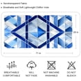 thumbnail image 2 of Flag of Israel Chic Chiffon Hair Scarf for Women - 180*73 (70.86*28.7in) Translucent Silk Wrap - Light and Breathable Fashion Headband Accessory, 2 of 6
