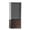 Square with wooden, variant on AOOOWER Wood Base Square/Cylindrical Flower Vases Artistic Acrylic Vases,Rustics Styles Vases