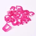 thumbnail image 3 of Reusable French Tip Nail Polish Guards, 26 Pcs (10 Sizes) PVC Nail Protectors, Gel Nail Art Stencils for Gradient & French Manicures, Easy Application, Pink, 3 of 8