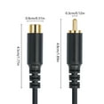 thumbnail image 4 of Analog &Digital Music Male to Female Extension Cord Extension Cable for Amplifiers Break Cord, 4 of 14