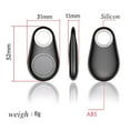 thumbnail image 3 of Wireless Bluetooth 4.0 Anti-lost Anti-Theft Alarm Device Tracker GPS Locator Key/Dog/Cat/Kids/Wallets Finder Tracer w/ Camera Remote Shutter & Recording for iPhone iPad & Android 4.3 or above White, 3 of 4
