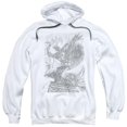 thumbnail image 1 of Lancer Batarang au Crayon Batman - Pull-Over à Capuche Adulte - Blanc&44; Grand, 1 of 1