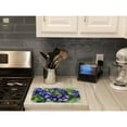 thumbnail image 4 of Rhode Island Violets in Watercolor Glass Cutting Board Large 12 in x 15 in, 4 of 5