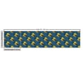thumbnail image 2 of Ambesonne Owl Fabric by the Yard Upholstery, Birds on Branches Full Moon, 1 Yard, Dark Sky Blue Yellow, 2 of 4