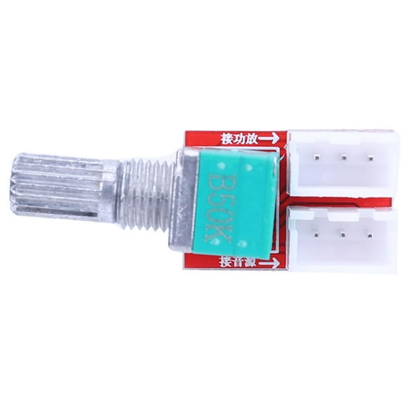 Módulo Amplificador Potencia Estéreo Diy Audio Del Duplex Tablero 50k Con Alambre Blindado 300 Mm