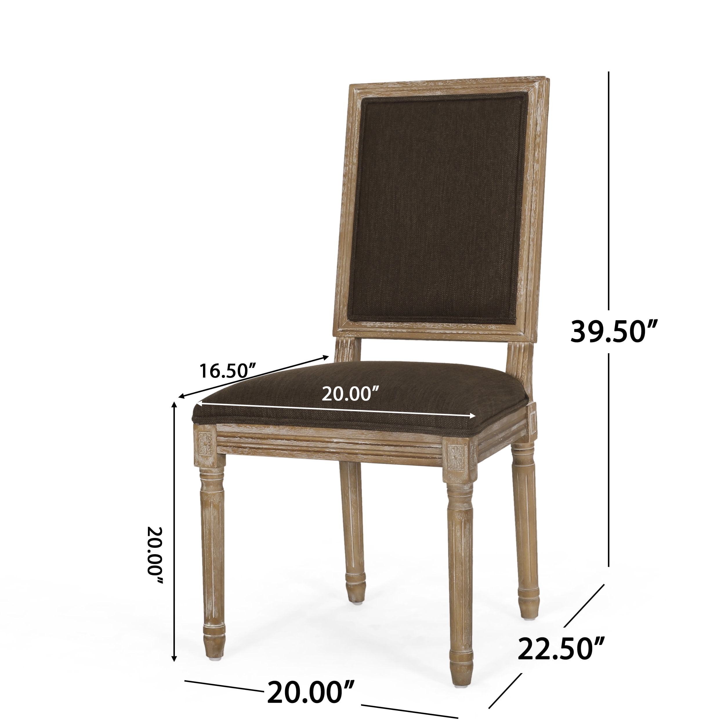 Noble House Brownell Wood 7-Piece Expandable Dining Set, Brown and Natural