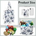 thumbnail image 2 of Boho Seashell Canvas Tote Bag – Watercolor Ocean Shell and Coral Reef Design – Nautical Beach Tote for Coastal and Mermaid Fantasy Lovers, 2 of 7